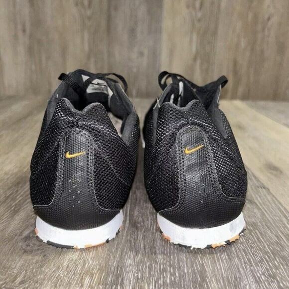 Nike Men's US Size 13 Zoom Rival D Black Orange Spike Track Shoes 414533-001 - Picture 7 of 12